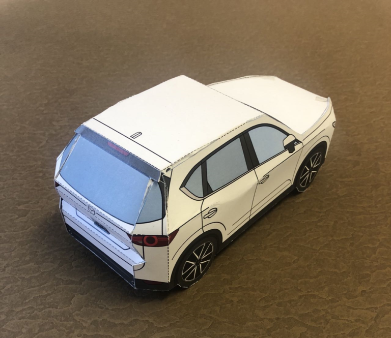 ペーパークラフトのすゝめ ～車作ってみました！編～ - 豊栄産業株式会社