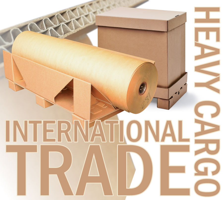 強化ダンボール製　重量梱包　例