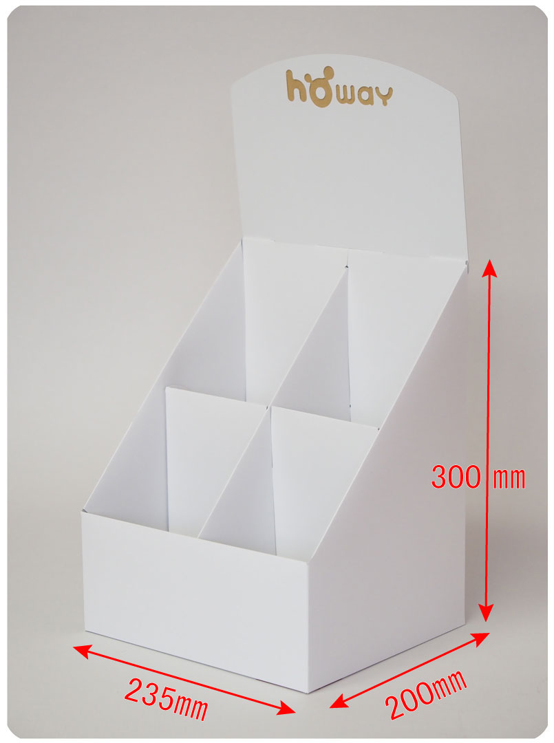 ディスプレイステージ 31×100×75ｃｍ 紙製 ※印刷可能（別途費用かかり