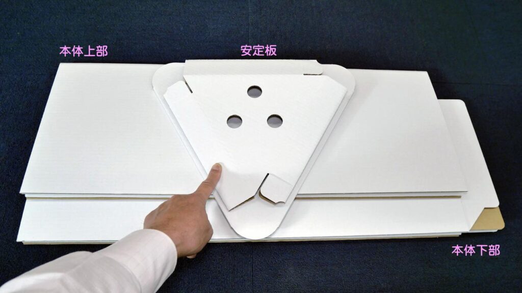 販促ディスプレイ|コンパクトに折り畳める!三角柱POPのご紹介 - 豊栄産業株式会社