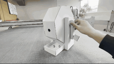 回している様子