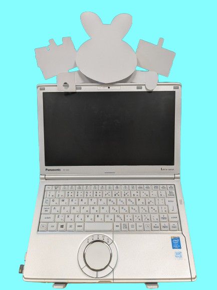 PCにPOPを引っかけた様子