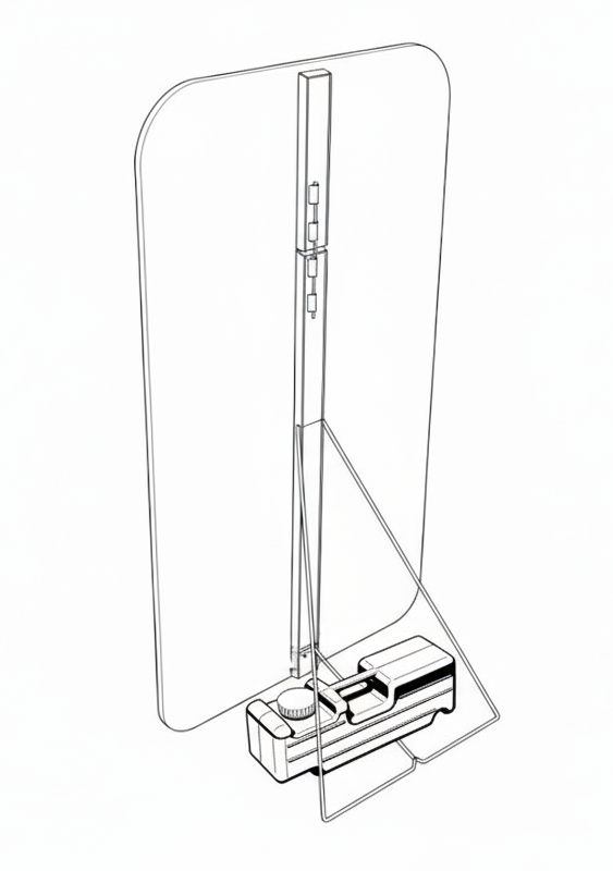 重りを乗せた様子
