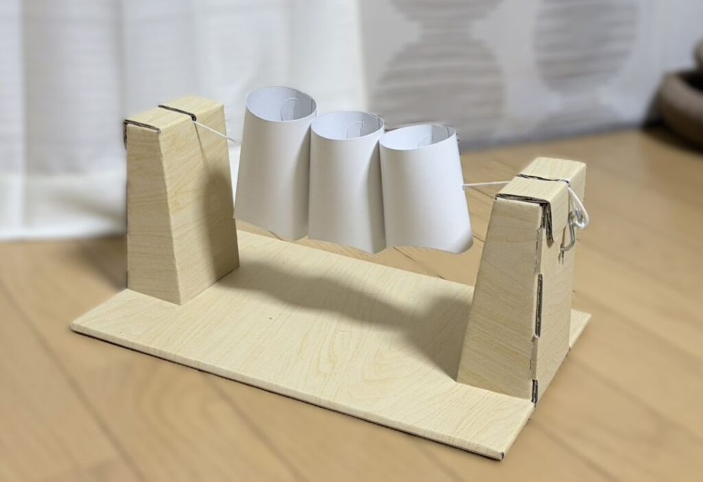 土台に筒を取り付け