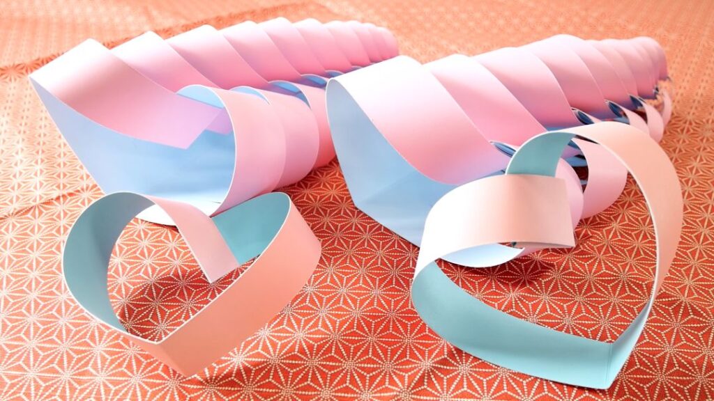 ハートのインフィニティリング完成品