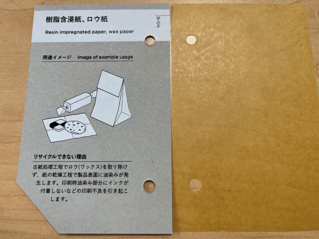 蝋引き紙